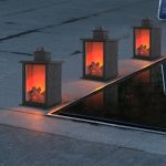 Creative LED Charcoal Flame Lamp, Small Artificial Fireplace Night Light, Soft Furnishing Crafts, ABS Material - 图片 5