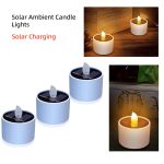 Wholesale bulk solar flameless tealight candle lights. Waterproof outdoor garden decorative lamps for residential and commercial projects for Middle East & Africa buyers. - 图片 3