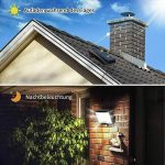 Solar-powered, sensor-operated, split-type wall light, 3-mode waterproof motion-sensing garden street light, solar light, garden light, 160/120/100COB. - 图片 5