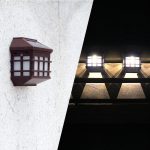 wholesale solar wall light, bulk solar wall lamp, solar vintage wall light wholesale supplier - 图片 5