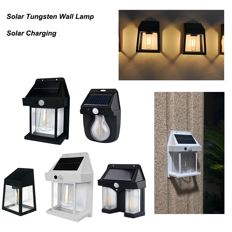 10 Wholesale bulk solar tungsten wall lamps. Waterproof outdoor motion sensor wall sconces for residential and commercial projects for Middle East & Africa buyers. - 图片 1