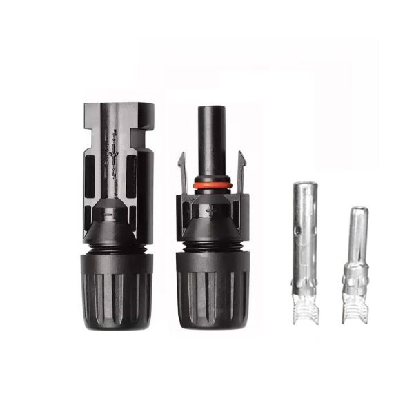 Male/Female IP67 Waterproof 30A 1000V PV mc 4 Solar Panel Adapter Connector Cable, Copper Contacts, ABS Housing, Power Supply, Automotive Use