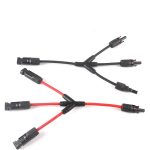 MC4 Y Branch Connector | 2 to 1 Solar Panel Parallel Cable Adapter