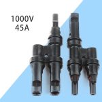 MC4 Y branch connector 2 to 1 solar panel parallel cable adapter