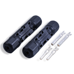 Male/Female IP67 Waterproof 30A 1000V PV mc 4 Solar Panel Adapter Connector Cable, Copper Contacts, ABS Housing, Power Supply, Automotive Use - 图片 2