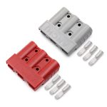 Electric cordless sweeper with high-quality CE certified 3-pin red-grey 6AWG 50A battery connector - 图片 2