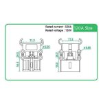 Rema battery connector, electric male/female power forklift charger connector, Rema 80A REMA forklift power connector - 图片 5