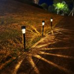 Waterproof outdoor solar lights, affordable stainless steel ABS rectangular landscape lights, garden gifts. - 图片 4