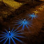 Waterproof outdoor solar lights, affordable stainless steel ABS rectangular landscape lights, garden gifts.