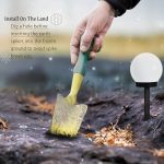 Solar Globe Lights | Frosted White Ball Solar Pathway Garden Lights - 图片 4