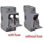 Photovoltaic solar 1000V DC fuse, with fuse holder and indicator light, 10A, 16A, 20A, 25A, 30A, 32A, DIN rail mounting, 1P, 2P, 3P, 4P - 图片 3