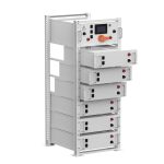 high voltage LiFePO4 battery cluster solar PV energy storage system for villa home and commercial industrial use - 图片 2